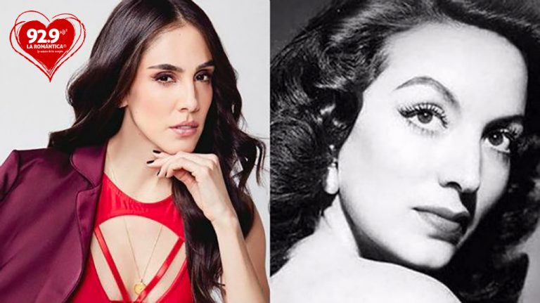 Sandra Echevería, le da vida a María Felix en la bioserie de la actriz.