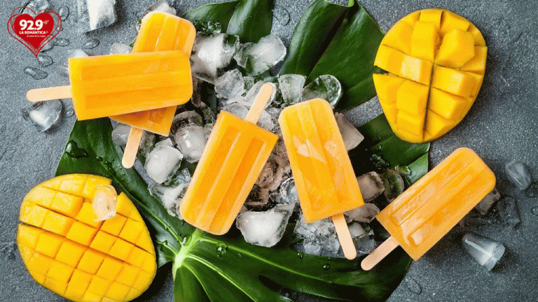 “Haz unas deliciosas paletas de mango y menta” #TemporadaDeVerano.