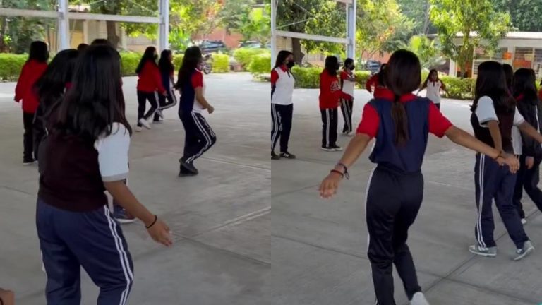 Alumnos bailan “No se va” para festival del Día de la Revolución
