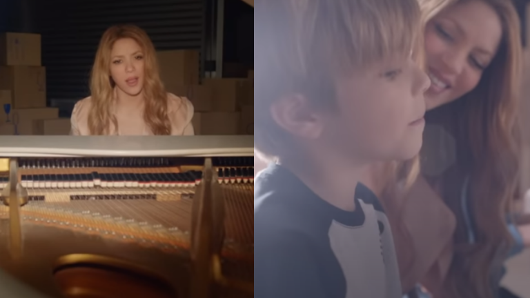 Shakira estrena video musical y sus hijos cantan junto a ella