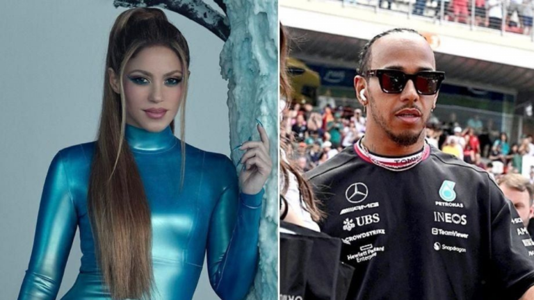 Shakira recibe supuesto regalo de Lewis Hamilton